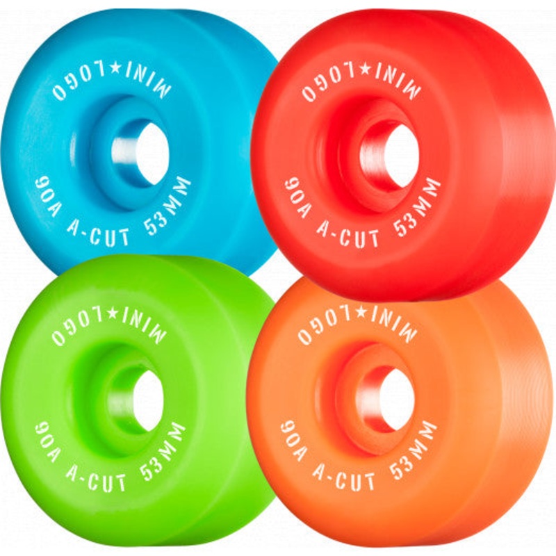 Mini Logo Assorted Colours 53mm/90a Skateboard Wheels