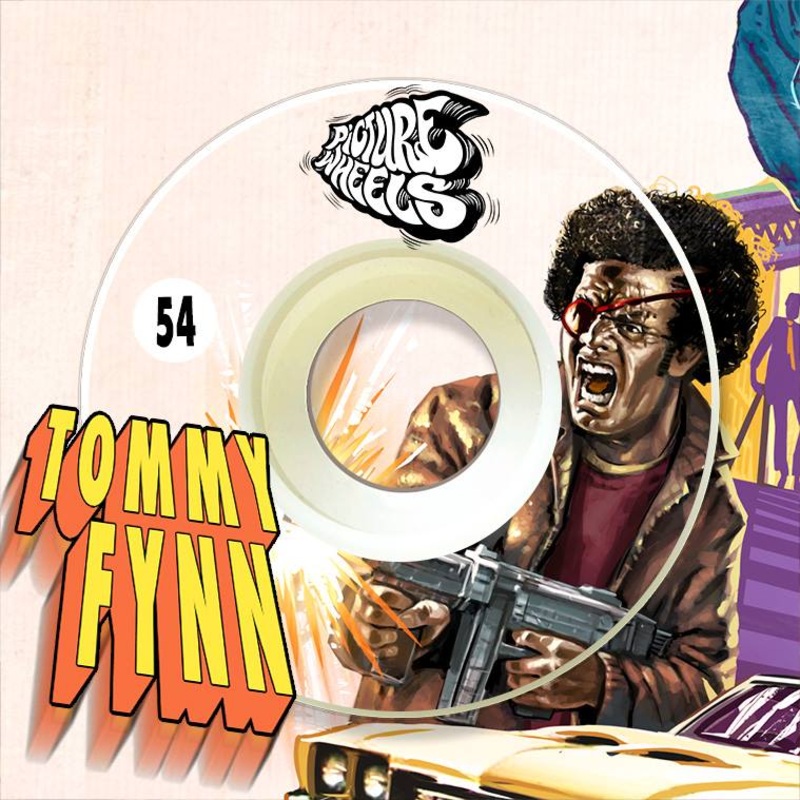 Picture Wheel Co Kung Fu Drifter Team Series Tommy Fynn My Uzi 54mm Trick Skateboard Wheels