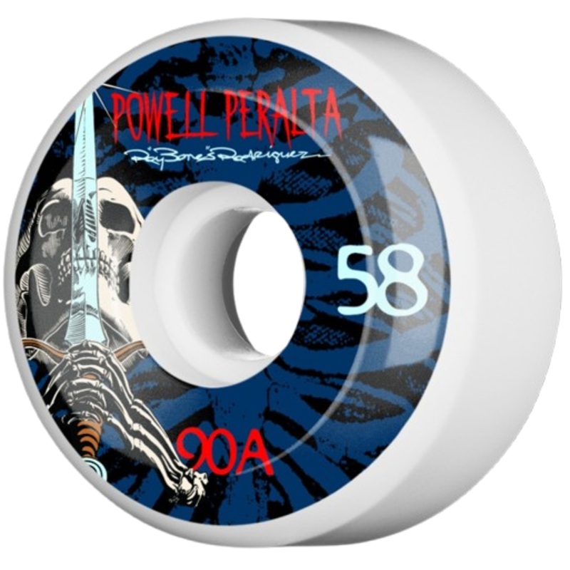 Powell Peralta Ray Skull and Sword 58mm 90a Skateboard Wheels