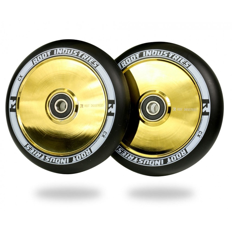 Root Industries Air 110mm Black Gold Rush Scooter Wheel Single