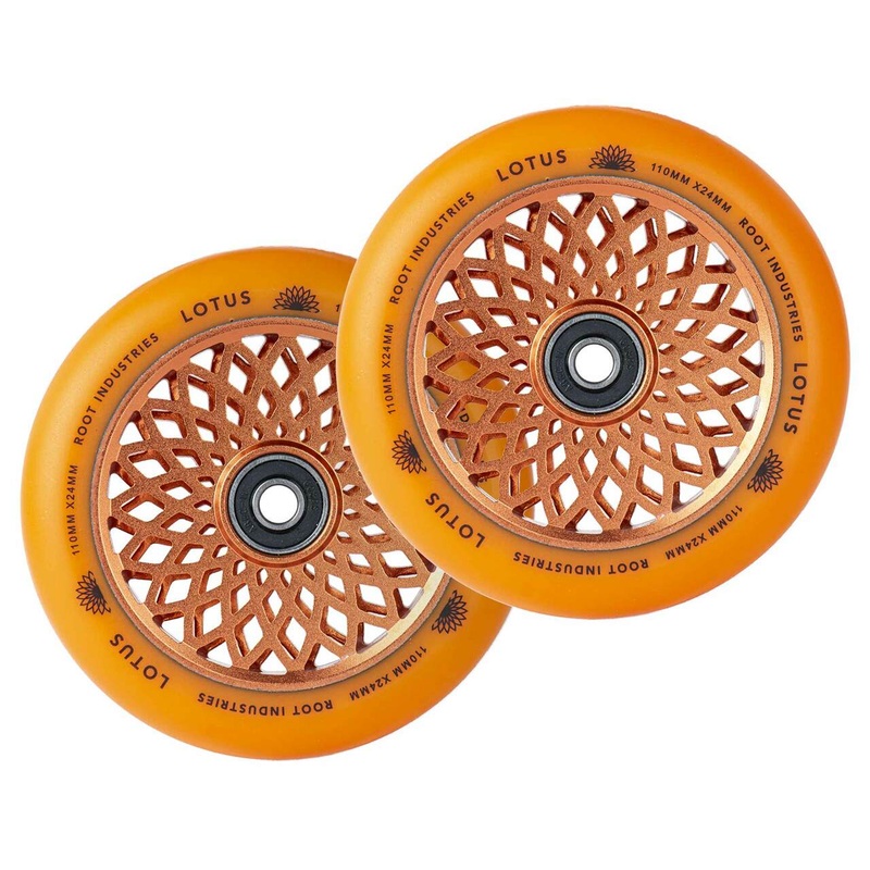 Root Industries Lotus Radiant 110mm Orange Scooter Wheel Single