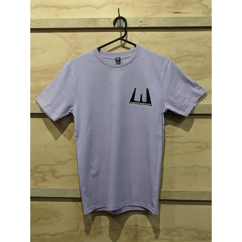 Wheelcraft Stacks Logo Lavender Tee