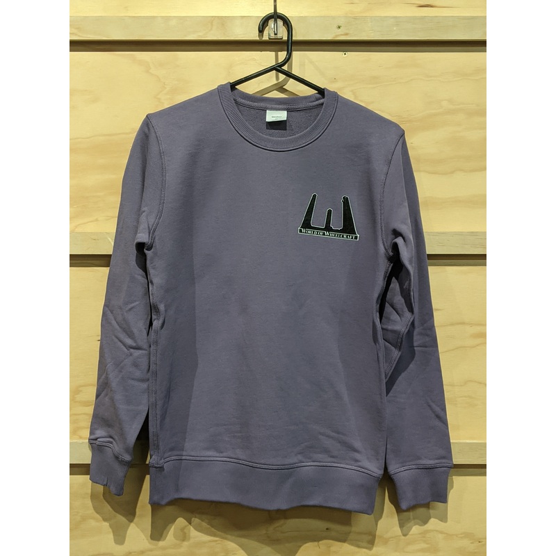 Wheelcraft Stacks Logo Mauve Crewneck