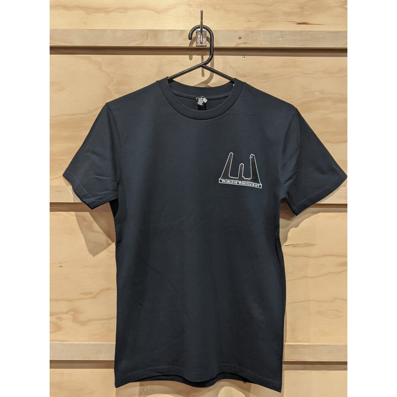 Wheelcraft Stacks Logo Navy Tee