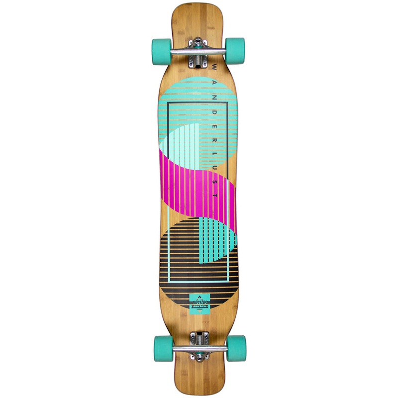 Dusters Wanderlust Longboard 47'' Teal/Purple Complete Longboard