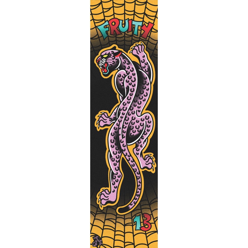 Fruity Mitch 13 Panther Skateboard Griptape