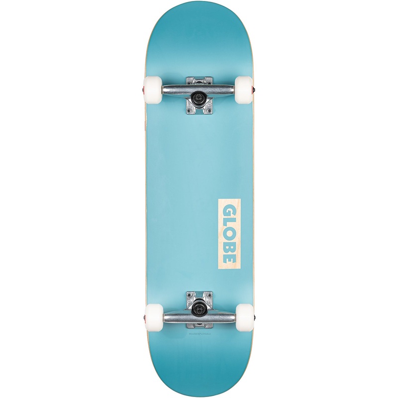Globe Goodstock Washed Aqua 8.75" Complete Skateboard