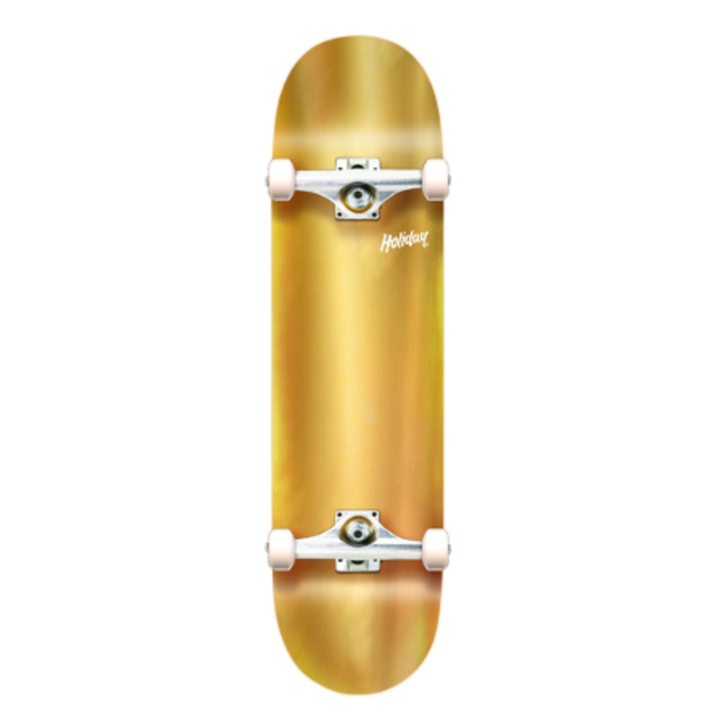Holiday Sunday Best Foil Goldy 8.0" Skateboard Complete