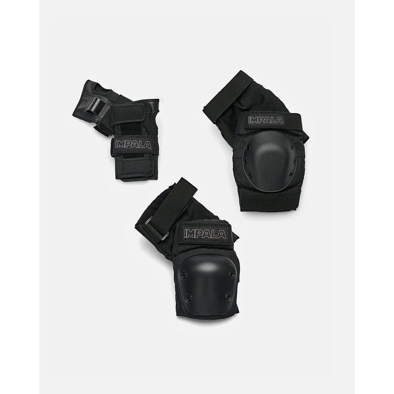 Impala Adult Black 3 Pad Set