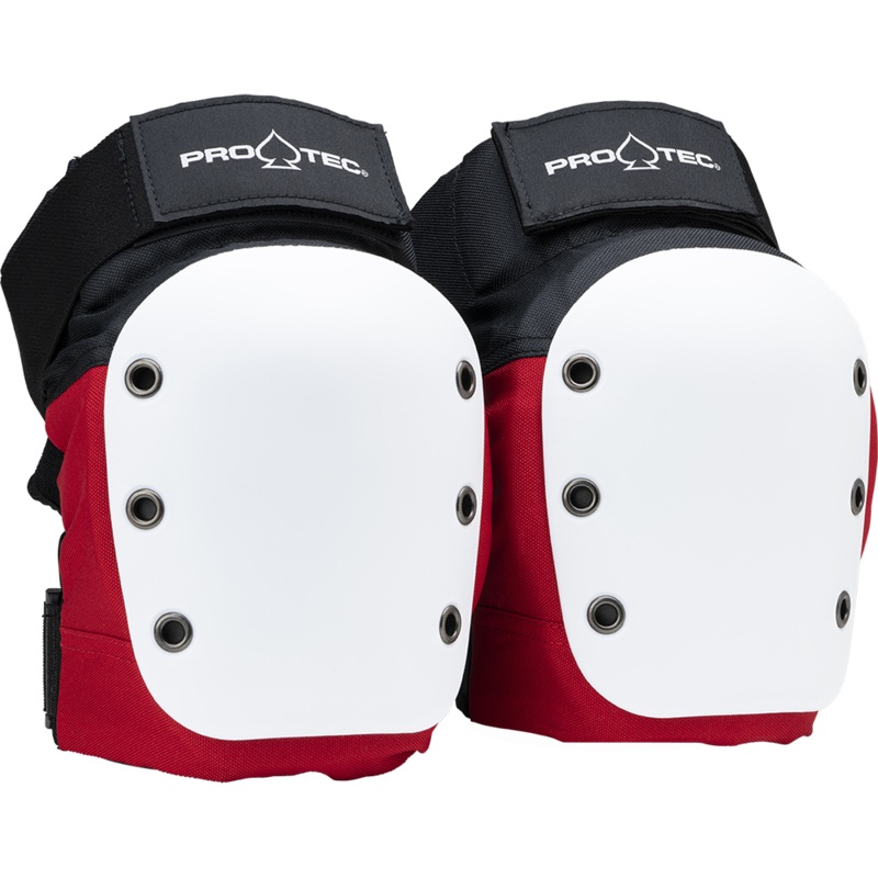 Pro-Tec Street Red/White/Black Knee Pads