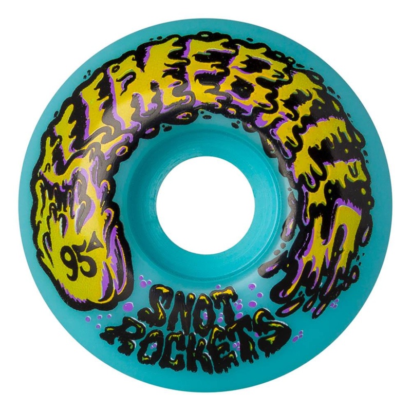 Santa Cruz Snot Rockets 53mm/95a Pastel Blue Skateboard Wheels