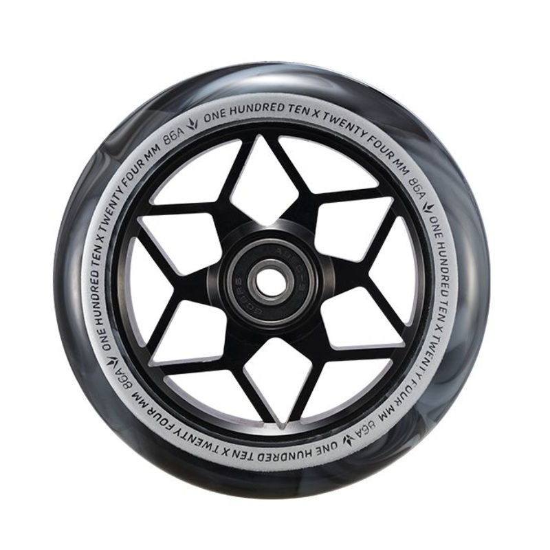 Envy Diamond Black/White 110mm Scooter Wheel Single