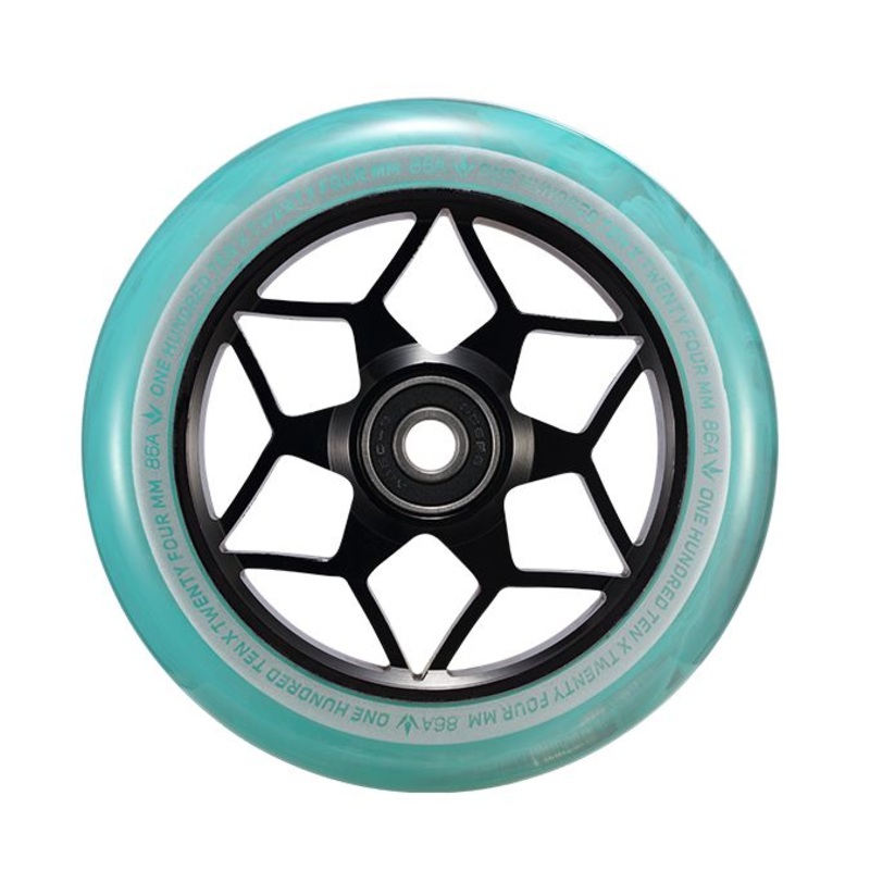Envy Diamond Smoke Teal 110mm Scooter Wheel Single