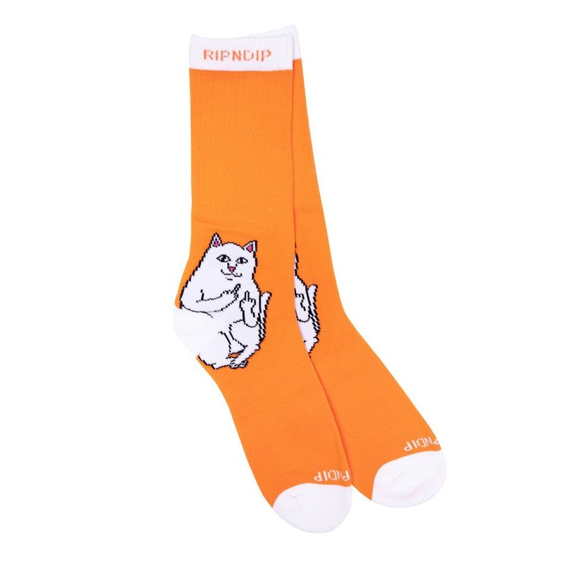 Rip N Dip Lord Nermal Orange Socks