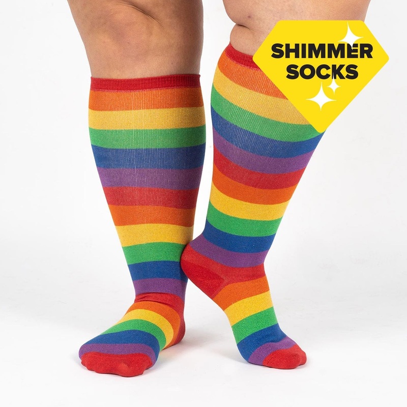 Sock It To Me March With Pride Stretch Med/Lrg Knee Socks
