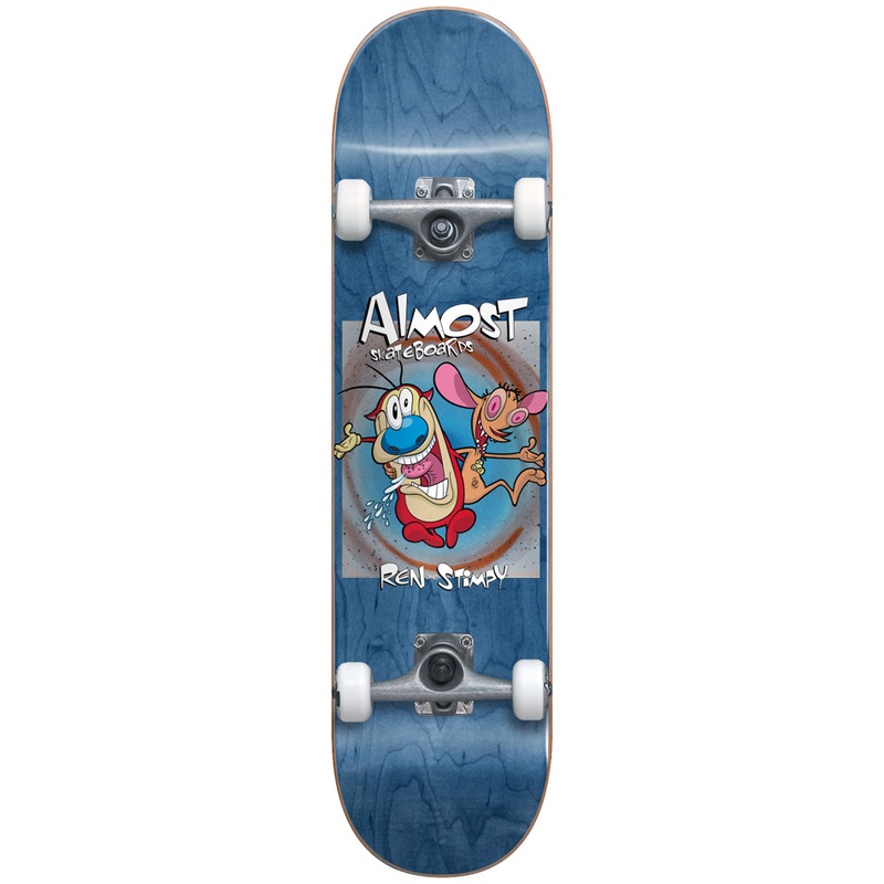 Almost Ren & Stimpy Boxed Resin 8.0" Complete Skateboard