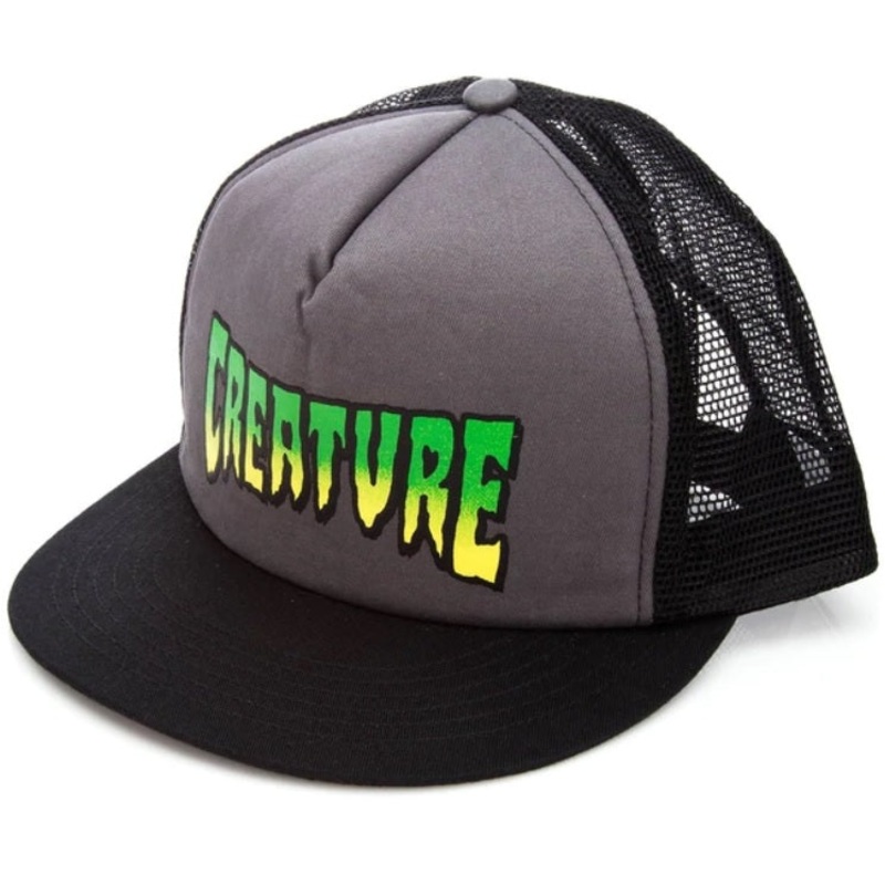 Creature Logo Black/Grey Trucker Cap