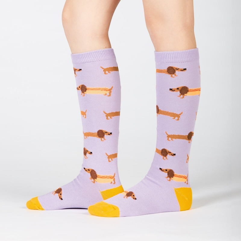 Sock It to Me Hot Dogs Youth Knee Socks