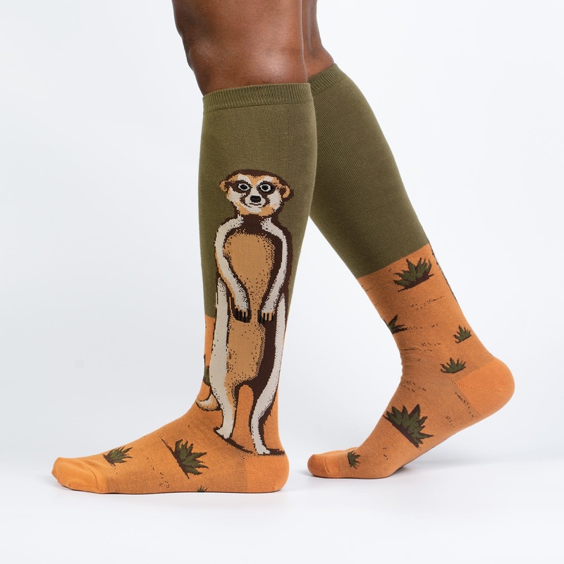 Sock It To Me Meerkat Manor Adult Knee Socks