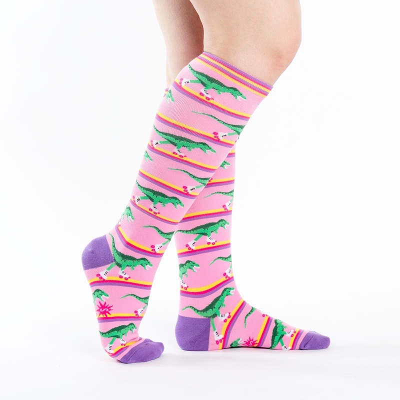 Sock It To Me Rawr-ler Rink Adult Knee Socks