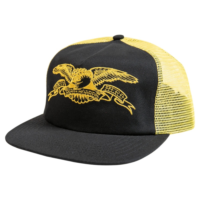 Anti Hero Basic Eagle Black/Yellow Trucker Cap