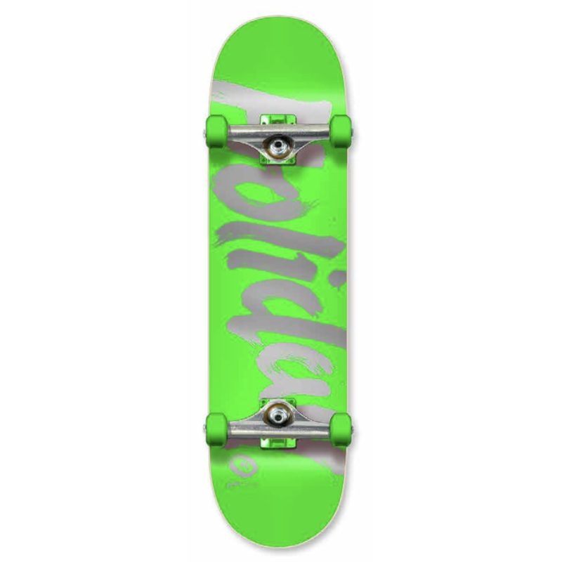Holiday Safety First Green 8.0" Complete Skateboard