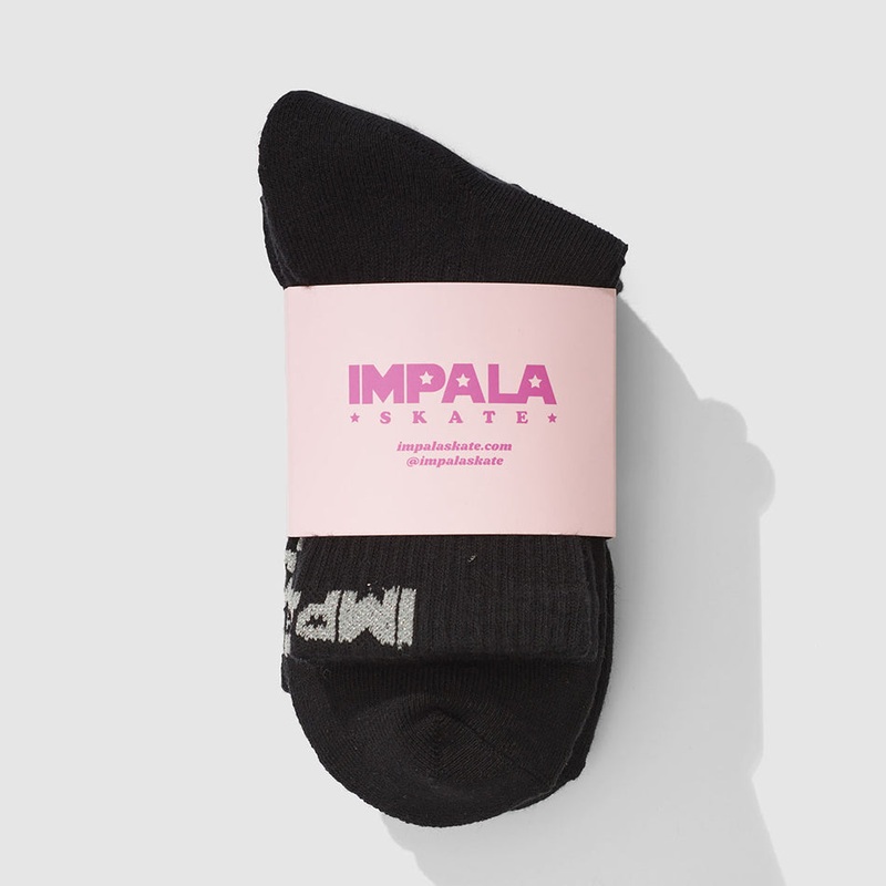 Impala Skate Black 3 Pack Socks