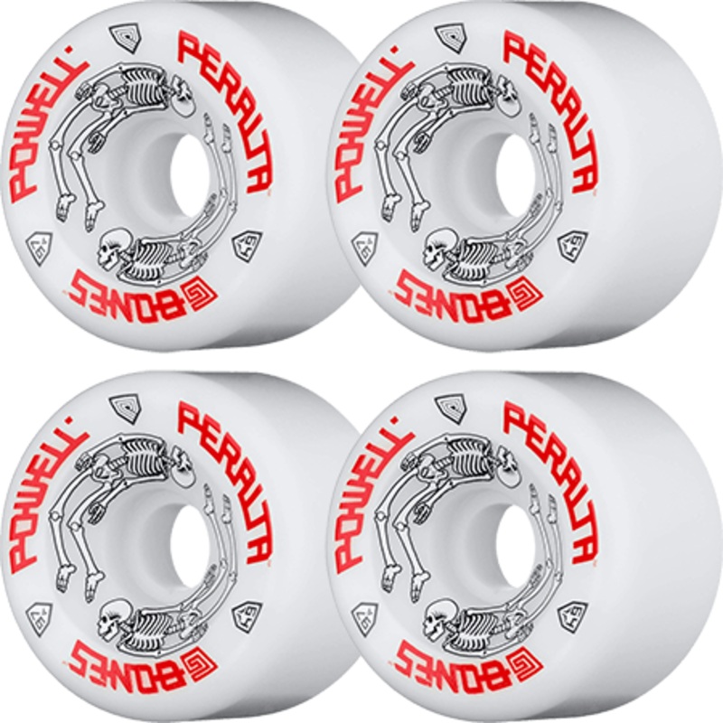 Powell Peralta G Bones 97a 64mm White Skateboard Wheels