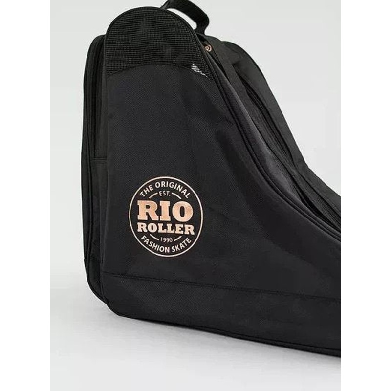 Rio Roller Black Rose Gold Skate Bag