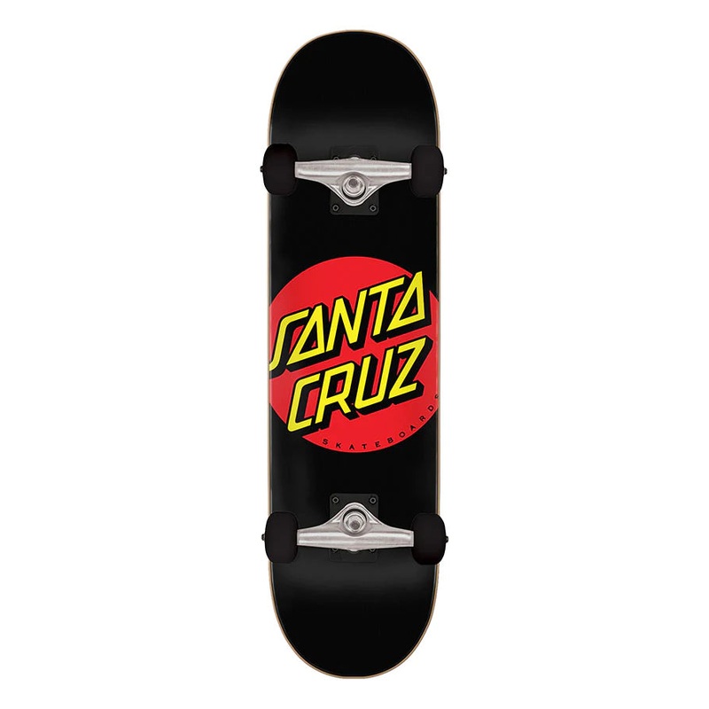 Santa Cruz Classic Dot Black 8.0" Complete Skateboard