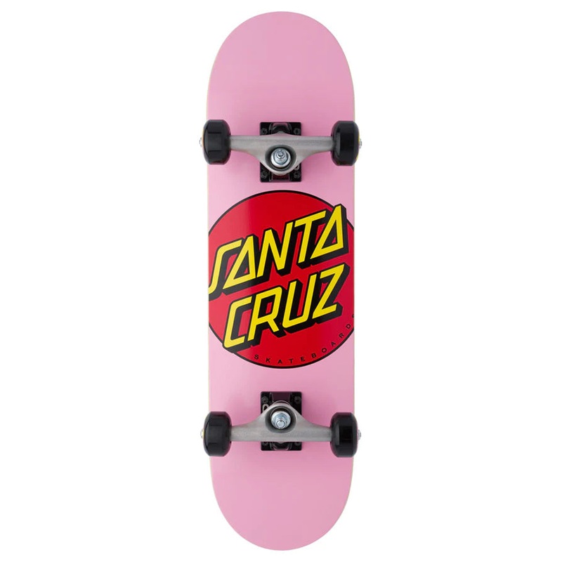 Santa Cruz Classic Dot Pink Micro 7.5" Complete Skateboard