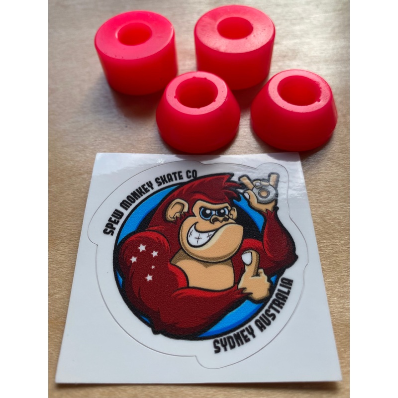 Spew Monkey Pink 75a 4 Pack Skateboard Bushings