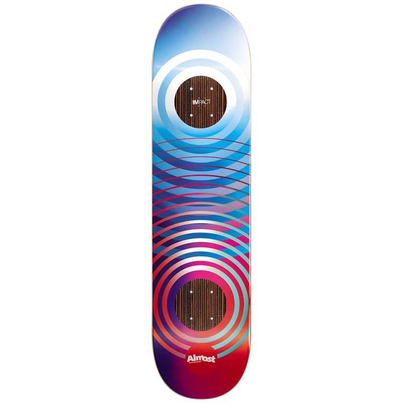 Almost Gradient Rings Impact Bowerbank 8.125" Skateboard Deck