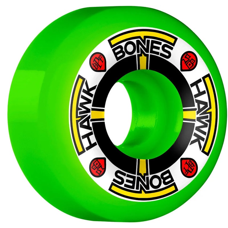 Bones SPF Hawk T-Bone Green 60mm Wheels