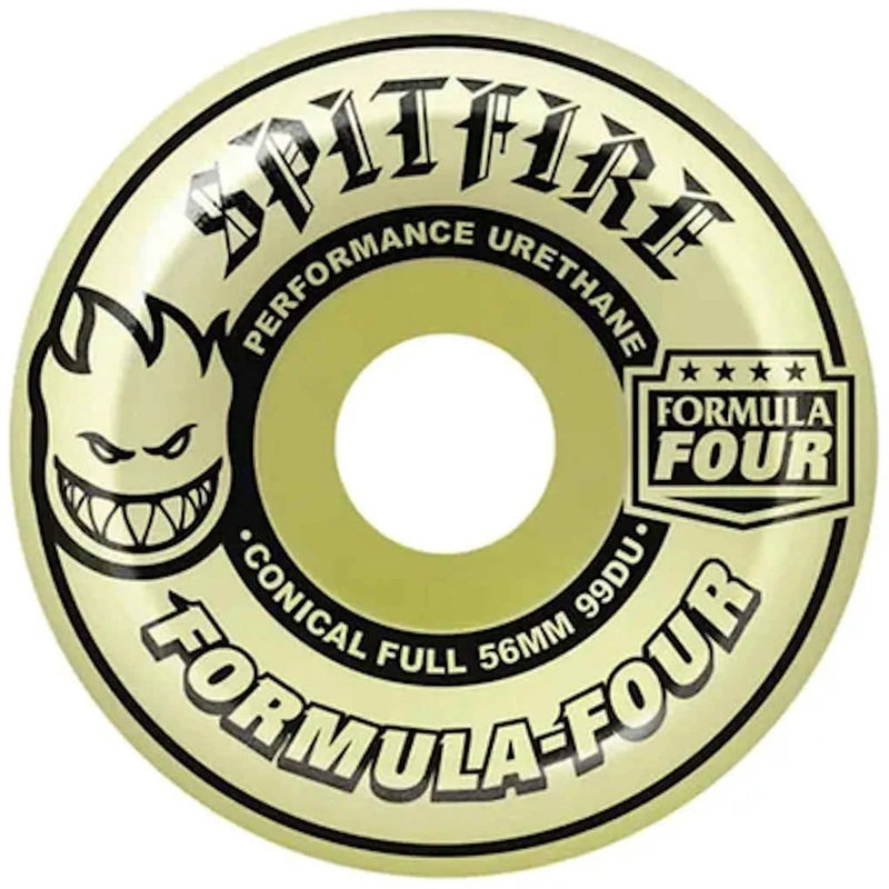 Spitfire Formula 4 Conical Full Glow 99D/56mm Skateboard Wheels