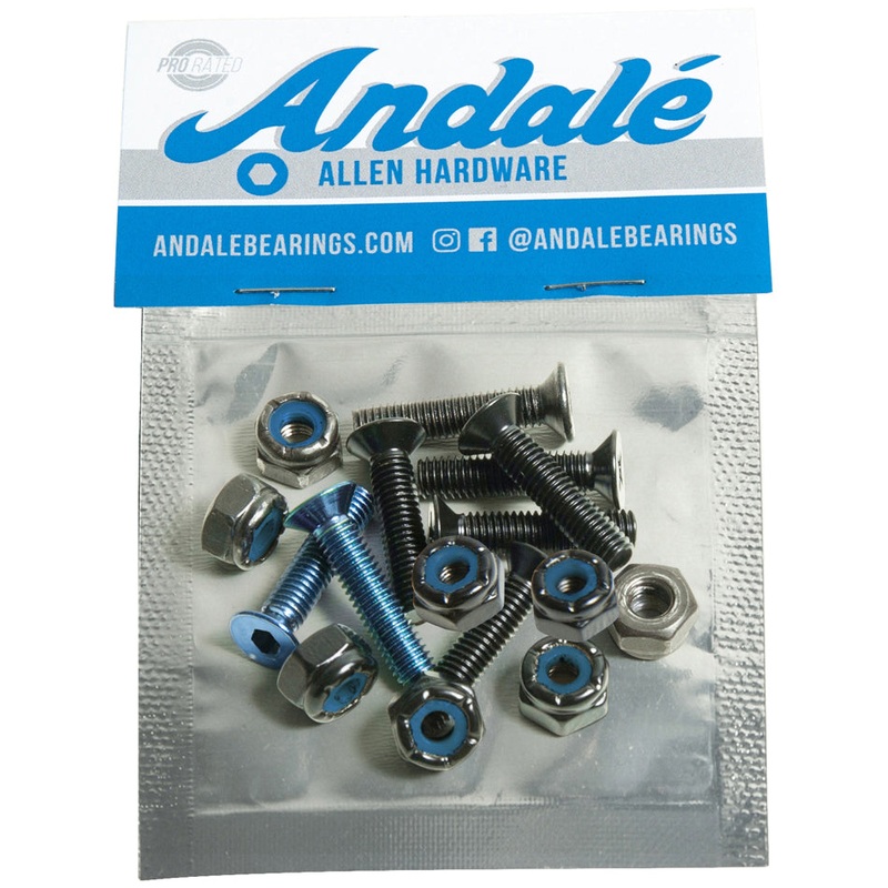 Andale Blue 7/8" Skateboard Hardware