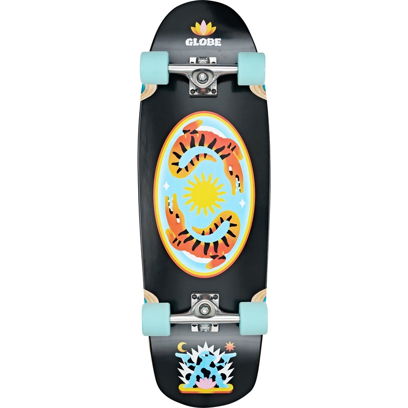 Globe Big Bad Bruiser Lotus 33" Complete Skateboard