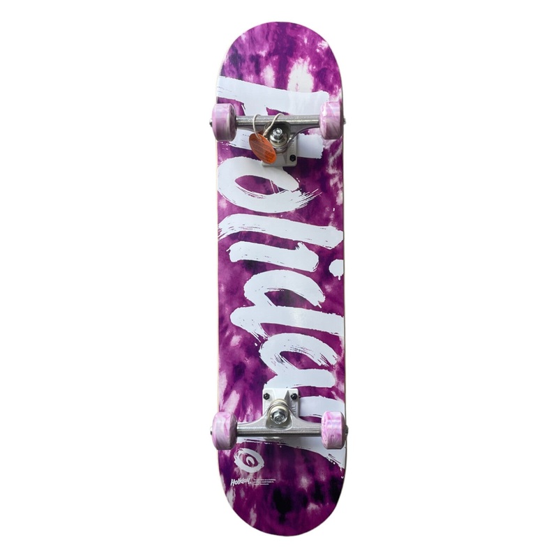 Holiday Tie Dye Purple 7.8" Complete Skateboard