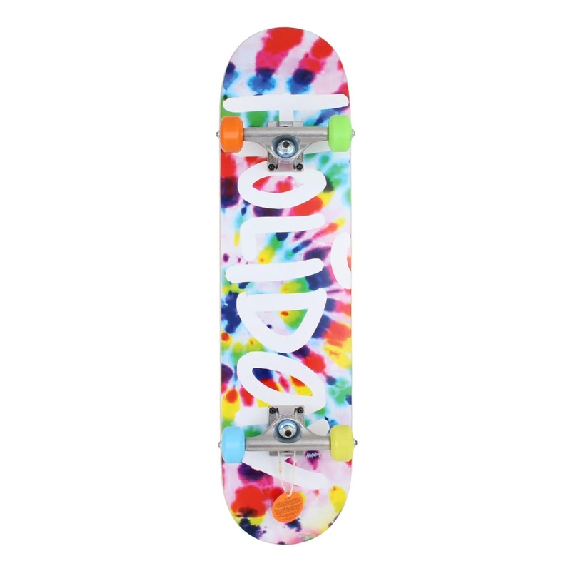 Holiday Tie Dye Rainbow 7.8" Complete Skateboard