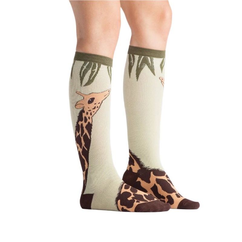 Sock It To Me Giraffe Adult Knee Socks