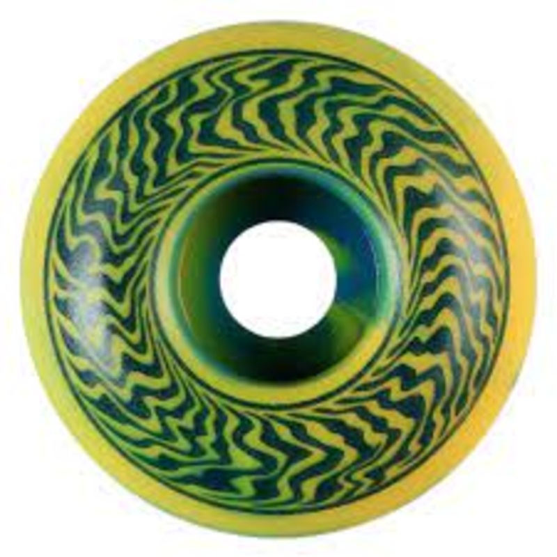 Spitfire Formula 4 Classic Swirled Yellow/Blue 54mm 99a Wheels