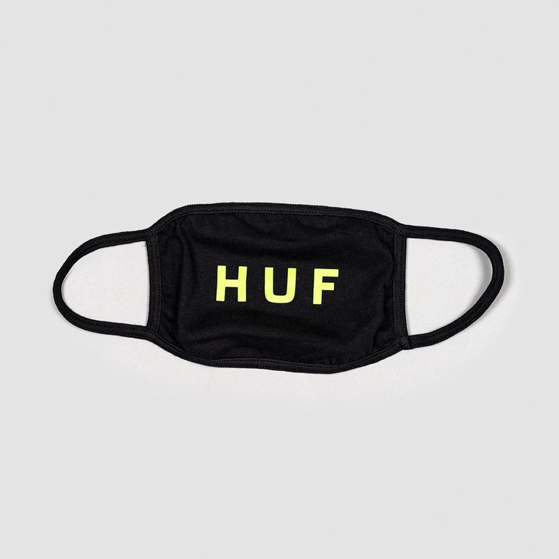 HUF Og Logo Mask Black