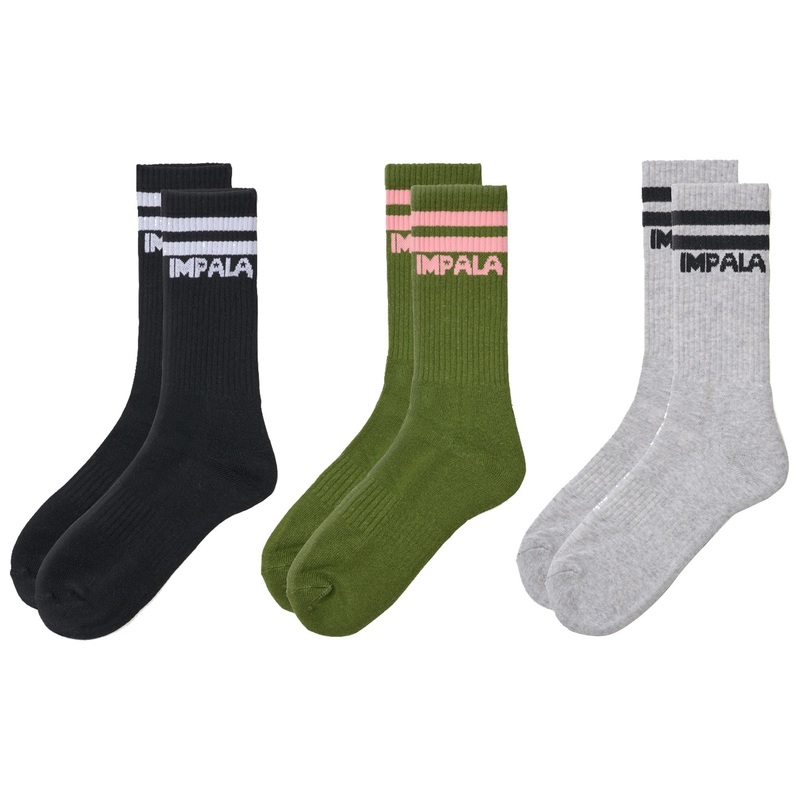 Impala Stripe Camo Sock 3 Pack