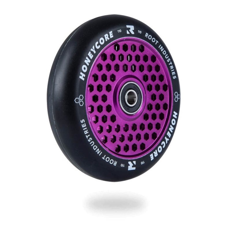 Root Industries Honeycore Black/Purple 110mm Scooter Wheel Single