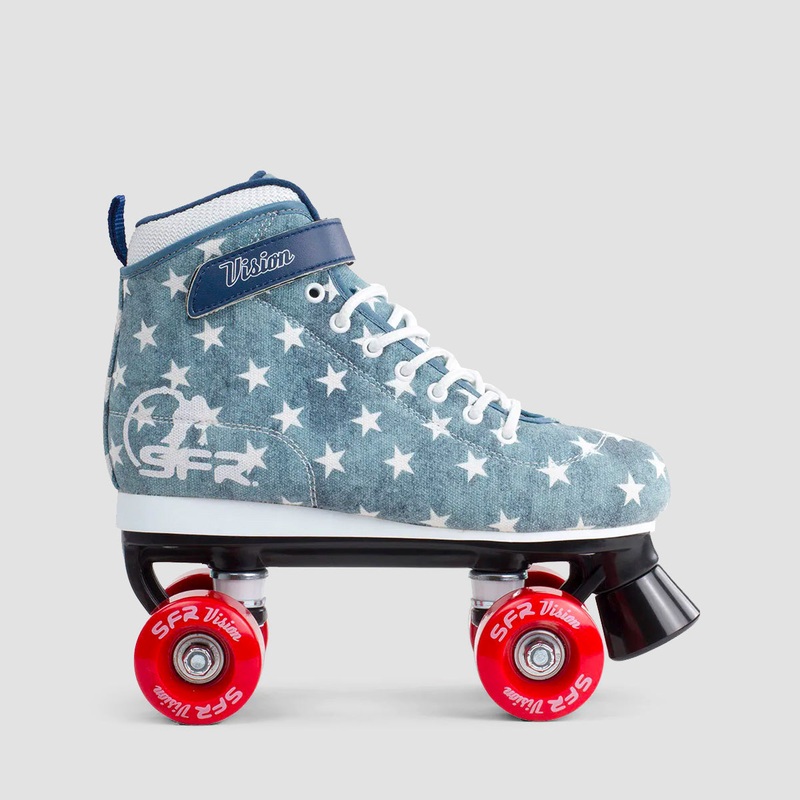 SFR Vision Canvas Quad Skates Jeans - Kids