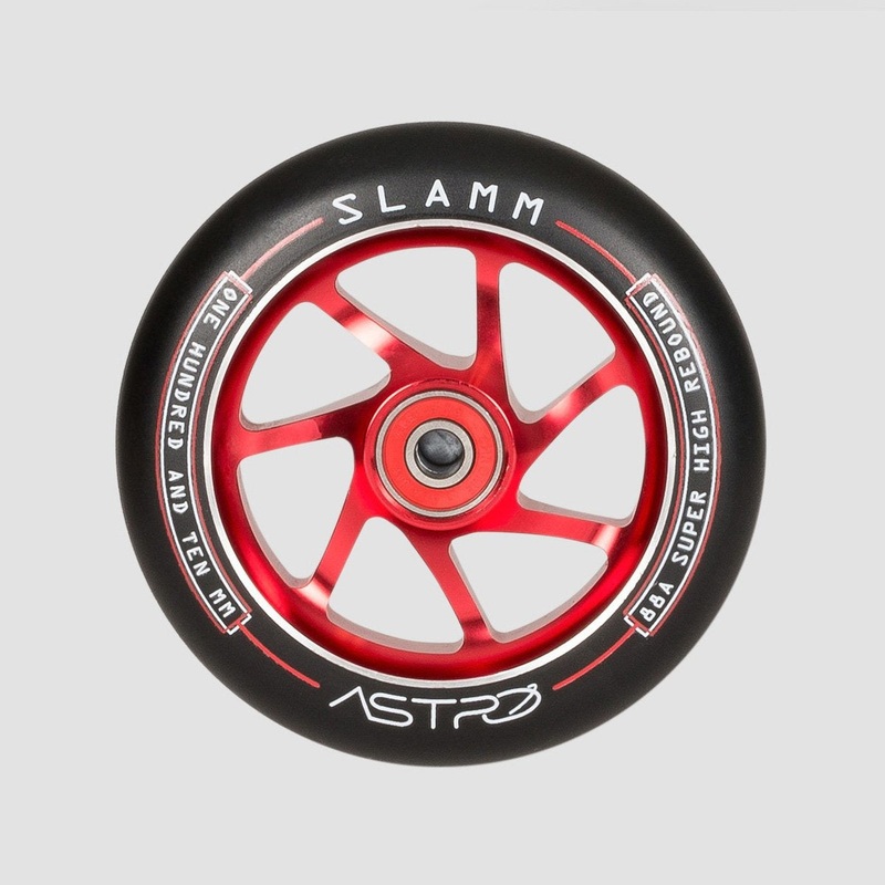 Slamm Astro Scooter Wheel x1 Red 110mm