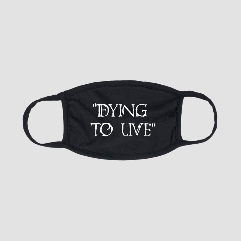 Zero Dying to Live Face Mask Black/White