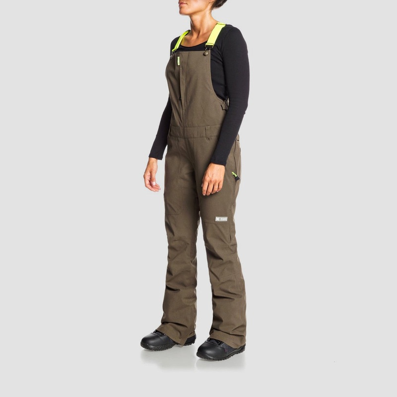 DC Collective Snow Bib Tarmac - Womens