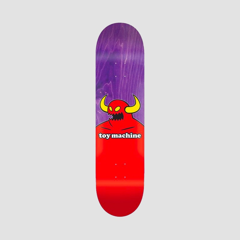 Toy Machine Monster Skateboard Deck Various Stains - 8.125"