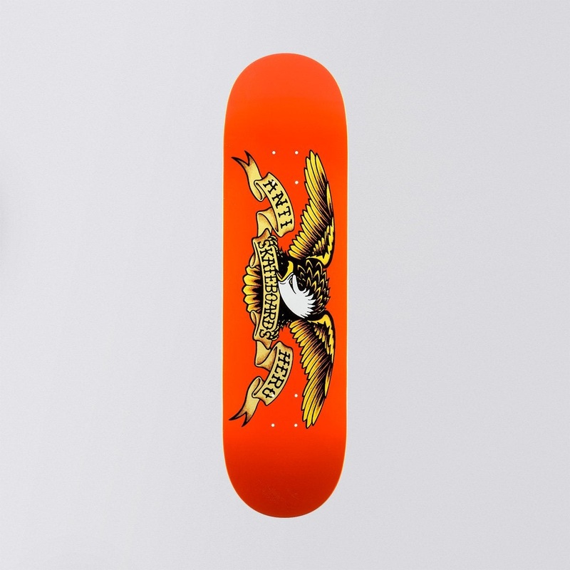 Antihero Classic Eagle Skateboard Deck Orange - 9"